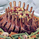 Crown Roast of Lamb with Orange Cranberry Stuffing